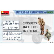 MiniArt 35389 1/35 G7117 1.5T 4×4 Cargo Truck With Winch