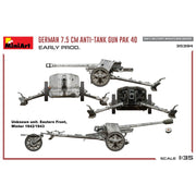 MiniArt 35394 1/35 German 7.5cm Anti-Tank Gun Pak 40. Early Production