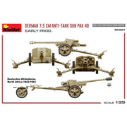 MiniArt 35394 1/35 German 7.5cm Anti-Tank Gun Pak 40. Early Production