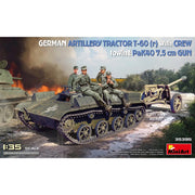 MiniArt 35395 1/35 German Artillery Tractor T-60(r) with Crew and Towing PaK40 7.5cm Gun