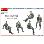 MiniArt 35395 1/35 German Artillery Tractor T-60(r) with Crew and Towing PaK40 7.5cm Gun