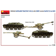 MiniArt 35395 1/35 German Artillery Tractor T-60(r) with Crew and Towing PaK40 7.5cm Gun