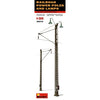 Miniart 35570 1/35 Railroad Lamps and Power Poles