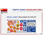 MiniArt 35643 1/35 Traffic Signs Yugoslavia 1990s