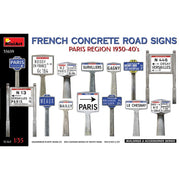 MiniArt 35659 1/35 French Concrete Road Signs. Paris Region 1930-1940s