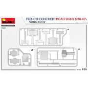 MiniArt 35669 1/35 French Concrete Road Signs 1930 - 1940s Normandy