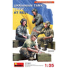 MiniArt 37067 1/35 Ukrainian Tank Crew At Rest Plastic Kit Figures