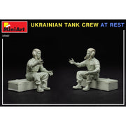 MiniArt 37067 1/35 Ukrainian Tank Crew At Rest Plastic Kit Figures