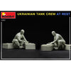MiniArt 37067 1/35 Ukrainian Tank Crew At Rest Plastic Kit Figures