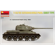 MiniArt 37085 1/35 T-34/85 Czechoslovak Prod. Early Type