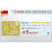 MiniArt 37091 1/35 T-34/85 MOD. 1945 Plant 112