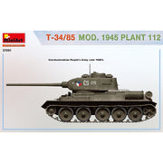 MiniArt 37091 1/35 T-34/85 MOD. 1945 Plant 112