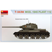 MiniArt 37091 1/35 T-34/85 MOD. 1945 Plant 112