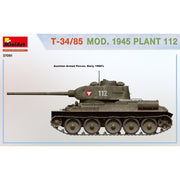 MiniArt 37091 1/35 T-34/85 MOD. 1945 Plant 112