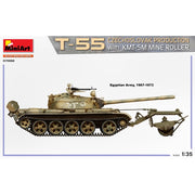 MiniArt 37092 1/35 T-55 Czechoslovak Prod. With KMT-5M Mine Roller