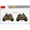 MiniArt 37092 1/35 T-55 Czechoslovak Prod. With KMT-5M Mine Roller