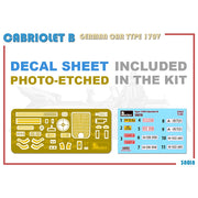 MiniArt 38018 1/35 Cabriolet B German Car Type 170V