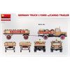 MiniArt 38023 1/35 German Truck L1500S with Cargo Trailer