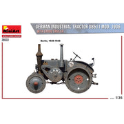 MiniArt 38033 1/35 German Industrial Tractor D8511 Mod. 1936 With Cargo Trailer