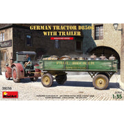 MiniArt 38038 1/35 German Tractor D8506 with Trailer Plastic Model Kit