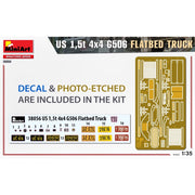 MiniArt 38056 1/35 US 1 5t 4x4 G506 Flatbed Truck