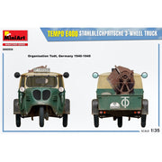 MiniArt 38059 1/35 Tempo E400 Stahlblechpritsche 3-Wheel Truck