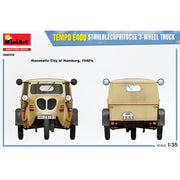 MiniArt 38059 1/35 Tempo E400 Stahlblechpritsche 3-Wheel Truck