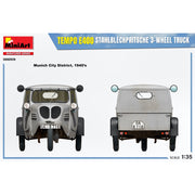 MiniArt 38059 1/35 Tempo E400 Stahlblechpritsche 3-Wheel Truck