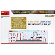 Miniart 39016 1/35 Austin Armoured Car 1918 Pattern Ireland 1919-21 British Service Interior Kit