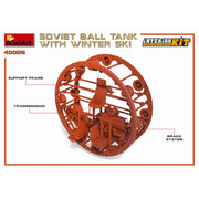 MiniArt 40008 1/35 Soviet Ball Tank with Winter Ski Interior Kit