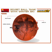 MiniArt 40008 1/35 Soviet Ball Tank with Winter Ski Interior Kit