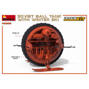 MiniArt 40008 1/35 Soviet Ball Tank with Winter Ski Interior Kit