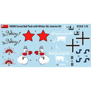 MiniArt 40008 1/35 Soviet Ball Tank with Winter Ski Interior Kit