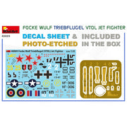 MiniArt 40009 1/35 Focke Wulf Triebflugel Vtol Jet Fighter