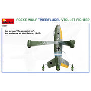 MiniArt 40009 1/35 Focke Wulf Triebflugel Vtol Jet Fighter