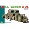 MiniArt 49001 1/48 U.S. Fuel Drums 55 Gallons Set
