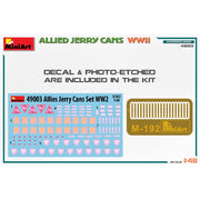 MiniArt 49003 1/48 Allied Jerry Cans WWII