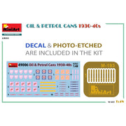 MiniArt 49006 Oil and Petrol Cans 1930-1940s