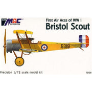 MAC 72120 1/72 Bristol Scout First WWI Aces Markings Plastic Model Kit