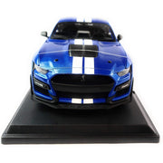 Maisto 31388BLU 1/18 2020 Ford Mustang Shelby GT-500 Blue