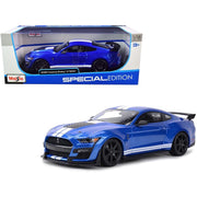 Maisto 31388BLU 1/18 2020 Ford Mustang Shelby GT-500 Blue