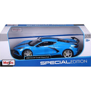Maisto 31455 1/18 2020 C8 Corvette Stingray Blue Maisto Special Edition