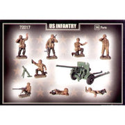 Mars 72017 1/72 US Infantry with 37mm Gun