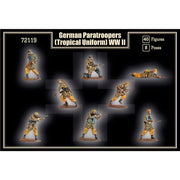 Mars 72119 1/72 WWII German Paratroopers (Tropical Uniform) Plastic Model Kit