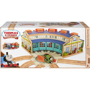 Fisher-Price HBJ81 Thomas and Friends Wooden Railway Tidmouth Sheds Starter Train Set