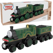 Fisher-Price HBK13 Thomas and Friends Wooden Railway Emily Engine and Coal-Car