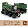 Fisher-Price HBK13 Thomas and Friends Wooden Railway Emily Engine and Coal-Car