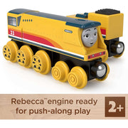 Fisher-Price HBK14 Thomas and Friends Wooden Railway Rebecca Engine and Coal-Car