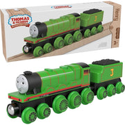 Fisher-Price HBK18 Thomas and Friends Wooden Railway Henry Engine and Coal-Car