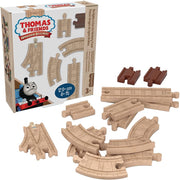 Fisher-Price HDX05 Thomas and Friends Wooden Railway Straights and Curves Clackety Track Pack